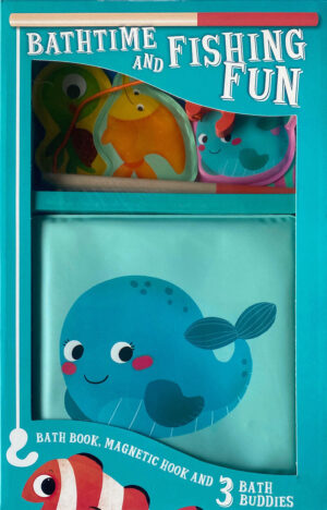 Bathtime & Fishing Fun: Whale -Includes A Magnetic Hook And Three Bath Buddies