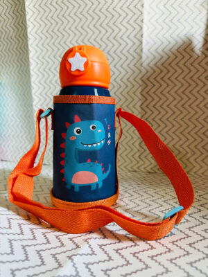 Dino/Unicorn Theme Insulated Steel Water Bottle - 500ml