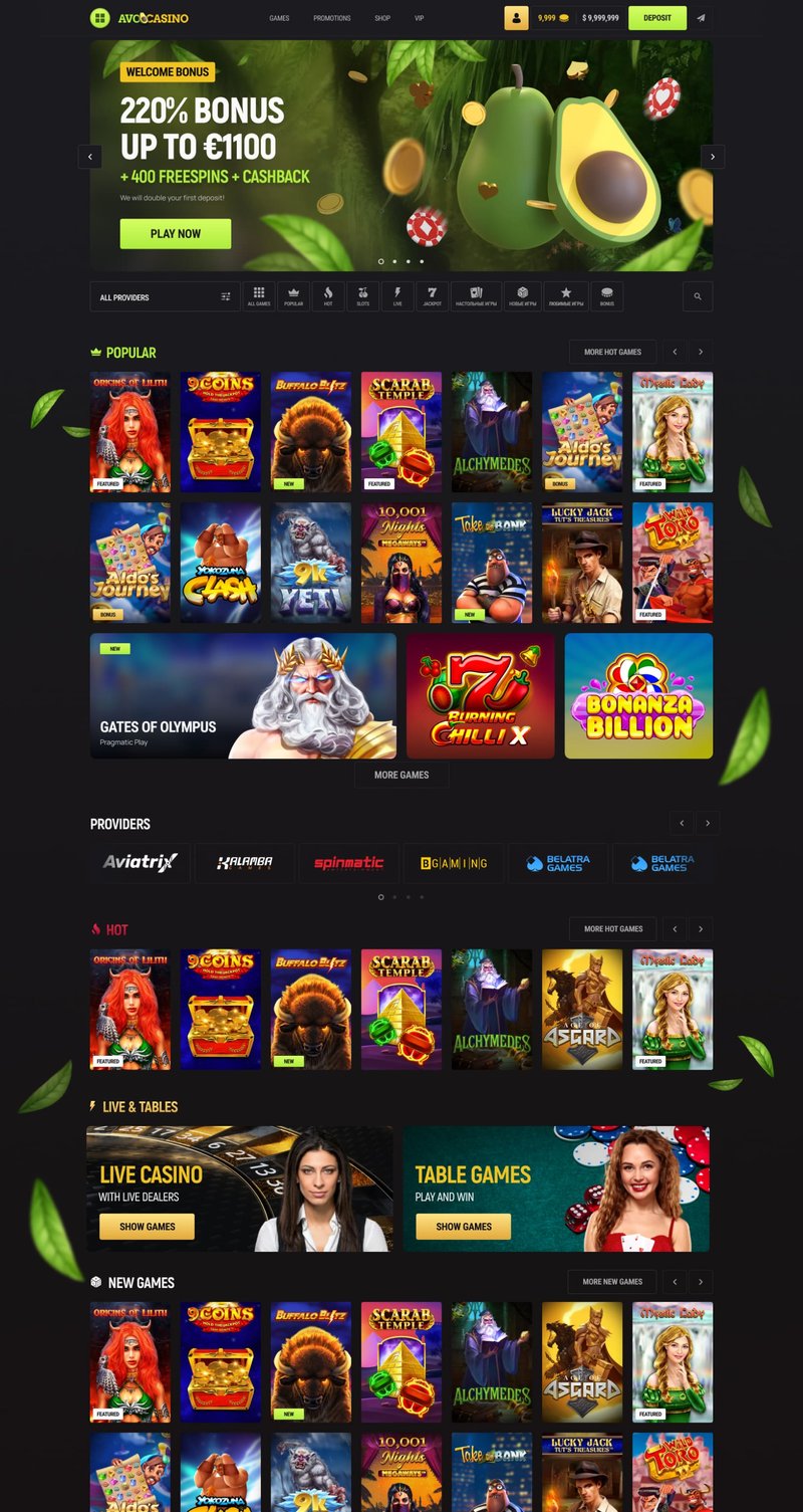 Explore the World of Avocasino Casino Slots
